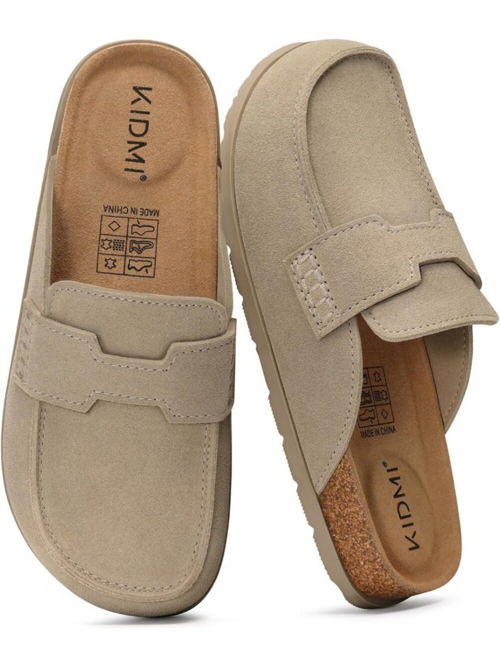 Genuine Suede Slip-On Clog Mules for Women | Comfortable & Stylish Footwear